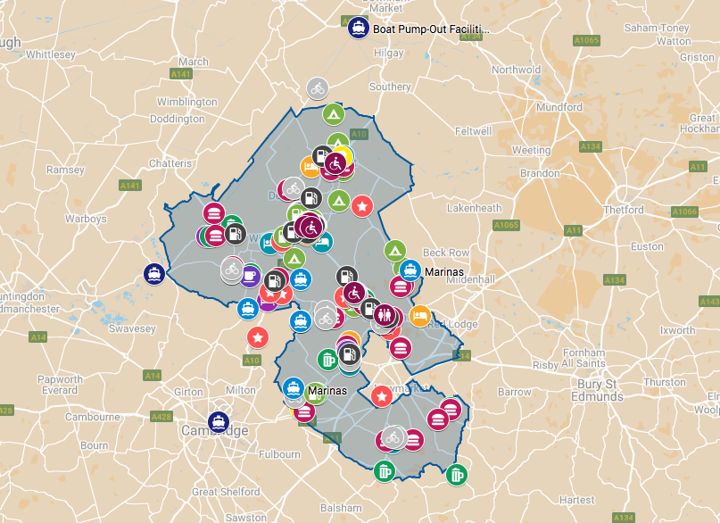 Explore East Cambs interactive map